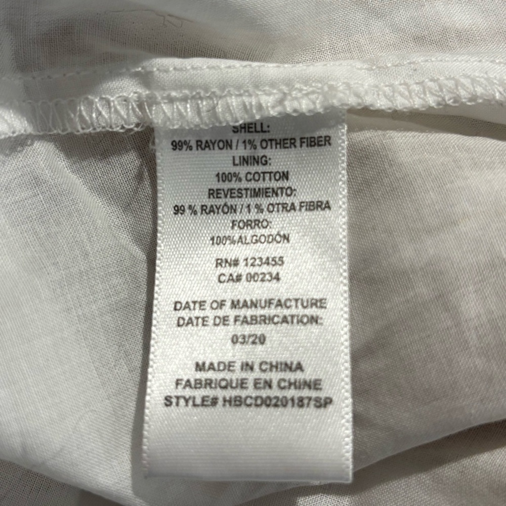 DESIGN LAB Sz 3X Tiered Striped Cream Maxi Dress Lined Elasticated NO BELT NEW - Picture 12 of 13